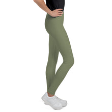 Load image into Gallery viewer, SUCCESS WIRE Classic Leggings for Big Girls (8-20) - Olive
