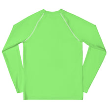 Load image into Gallery viewer, SUCCESS WIRE Unisex Lime Breeze Rash Guard for Big Kids (8-20)