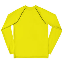 Load image into Gallery viewer, SUCCESS WIRE Unisex Bright Yellow Rash Guard for Big Kids (8-20)