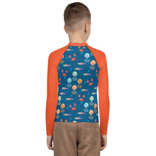Load image into Gallery viewer, SUCCESS WIRE Ocean Adventure Rash Guard for Big Boys (8-20)