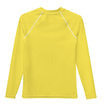 Load image into Gallery viewer, SUCCESS WIRE Paris Daisy Yellow Rash Guard for Big Girls (8-20)