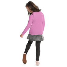 Load image into Gallery viewer, SUCCESS WIRE Lavender Rose Rash Guard for Big Girls (8-20)