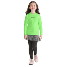 Load image into Gallery viewer, SUCCESS WIRE Unisex Lime Breeze Rash Guard for Big Kids (8-20)