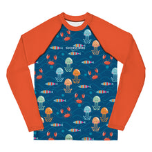 Load image into Gallery viewer, SUCCESS WIRE Ocean Adventure Rash Guard for Big Boys (8-20)