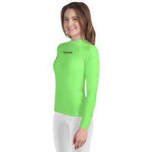 Load image into Gallery viewer, SUCCESS WIRE Unisex Lime Breeze Rash Guard for Big Kids (8-20)