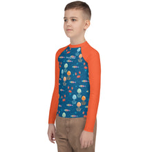Load image into Gallery viewer, SUCCESS WIRE Ocean Adventure Rash Guard for Big Boys (8-20)