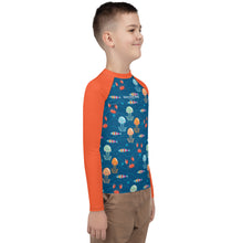 Load image into Gallery viewer, SUCCESS WIRE Ocean Adventure Rash Guard for Big Boys (8-20)