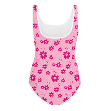 Load image into Gallery viewer, SUCCESS WIRE Power Flower Pink Swimsuit for Big Girls (8-20)