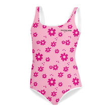Load image into Gallery viewer, SUCCESS WIRE Power Flower Pink Swimsuit for Big Girls (8-20)
