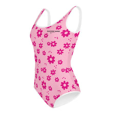 Load image into Gallery viewer, SUCCESS WIRE Power Flower Pink Swimsuit for Big Girls (8-20)
