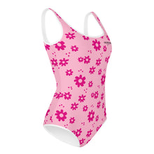 Load image into Gallery viewer, SUCCESS WIRE Power Flower Pink Swimsuit for Big Girls (8-20)