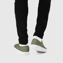 Load image into Gallery viewer, SUCCESS WIRE Classic Signature Lace-up Canvas Shoes for Men - Finch Green