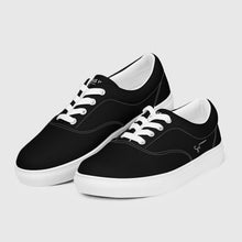Load image into Gallery viewer, SUCCESS WIRE Classic Signature Lace-up Canvas Shoes for Men - Black