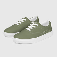 Load image into Gallery viewer, SUCCESS WIRE Classic Signature Lace-up Canvas Shoes for Men - Finch Green