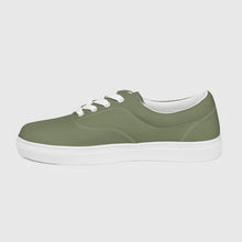 Load image into Gallery viewer, SUCCESS WIRE Classic Signature Lace-up Canvas Shoes for Men - Finch Green
