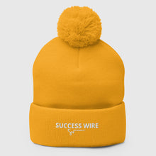 Load image into Gallery viewer, SUCCESS WIRE Pom-Pom Beanie