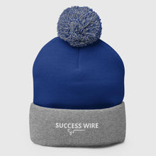 Load image into Gallery viewer, SUCCESS WIRE Pom-Pom Beanie