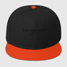 Load image into Gallery viewer, SUCCESS WIRE Solid Black Logo High-profile Snapback Hat for Women (17 color Variations)