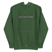 Load image into Gallery viewer, SUCCESS WIRE Embroidered Black/White Logo Hoodie for Women (12 Color Variants)
