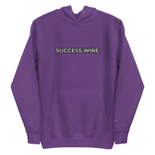 Load image into Gallery viewer, SUCCESS WIRE Embroidered Black/White Logo Hoodie for Women (12 Color Variants)