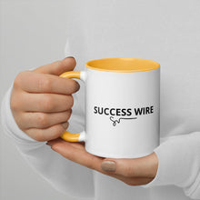 Load image into Gallery viewer, SUCCESS WIRE Signature Logo Mug with Color Inside