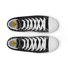 Load image into Gallery viewer, SUCCESS WIRE High Top Black Leopard Signature Canvas Shoes for Women