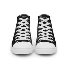 Load image into Gallery viewer, SUCCESS WIRE High Top Black Leopard Signature Canvas Shoes for Women