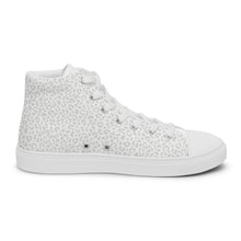 Load image into Gallery viewer, SUCCESS WIRE High Top White Leopard Signature Canvas Shoes for Women