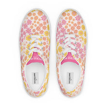 Load image into Gallery viewer, SUCCESS WIRE Whimsical Floral Dreams Lace-up Canvas Shoes for Women