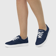 Load image into Gallery viewer, SUCCESS WIRE Classic Lace-up Canvas Shoes for Women - Navy