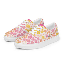 Load image into Gallery viewer, SUCCESS WIRE Whimsical Floral Dreams Lace-up Canvas Shoes for Women