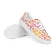 Load image into Gallery viewer, SUCCESS WIRE Whimsical Floral Dreams Lace-up Canvas Shoes for Women