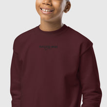 Load image into Gallery viewer, SUCCESS WIRE Unisex Embroidered Crewneck Sweatshirt for Big & Little Kids (XS-XL) (8 Color Variants)