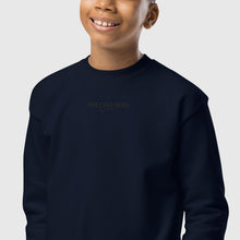 Load image into Gallery viewer, SUCCESS WIRE Unisex Embroidered Crewneck Sweatshirt for Big & Little Kids (XS-XL) (8 Color Variants)