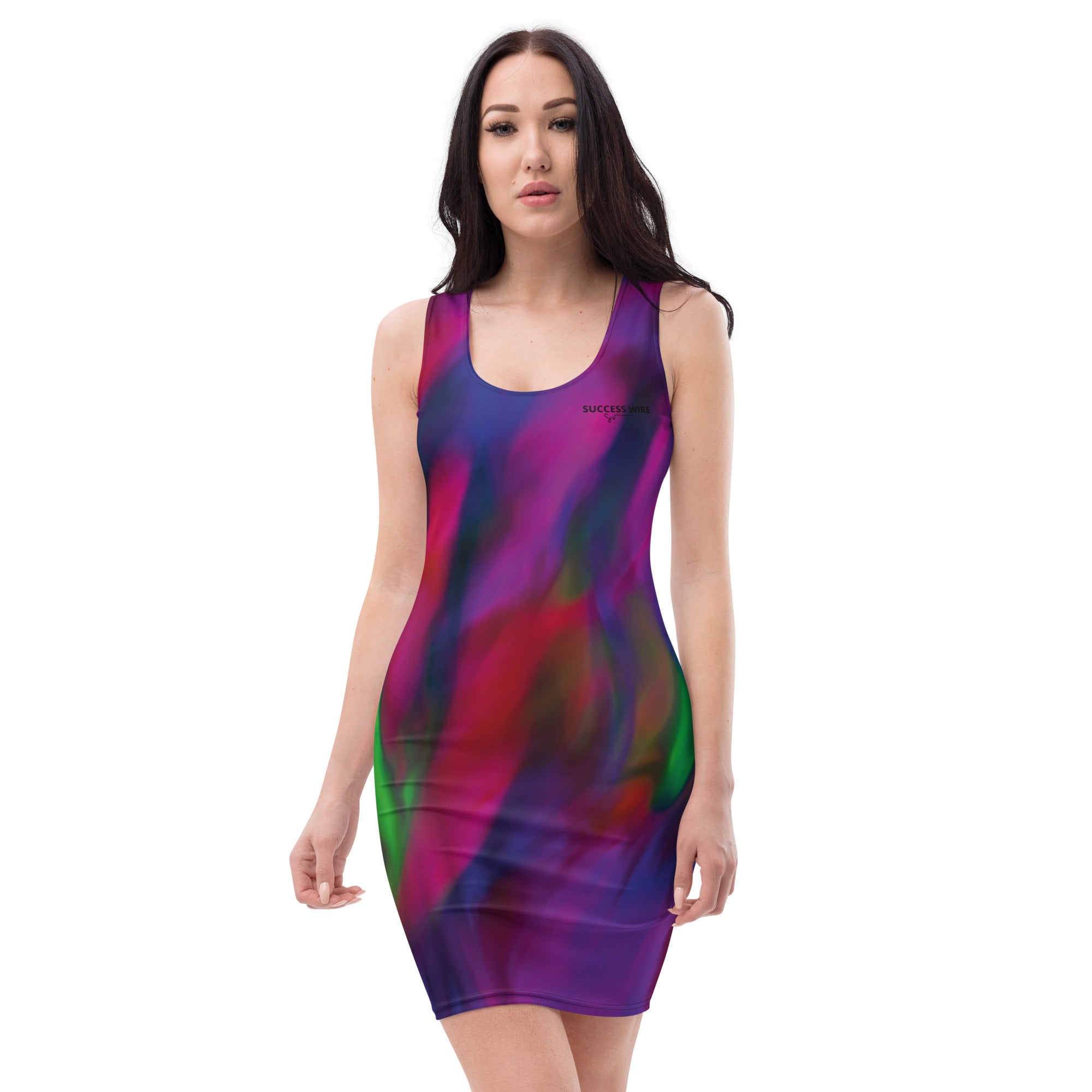 SUCCESS WIRE Vivacious Vibes Bodycon Dress for Women