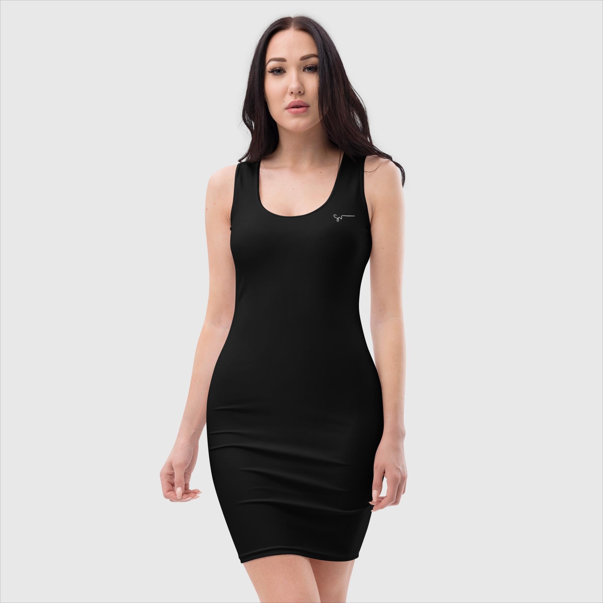 SUCCESS WIRE Signature Black Radiance Bodycon Dress for Women