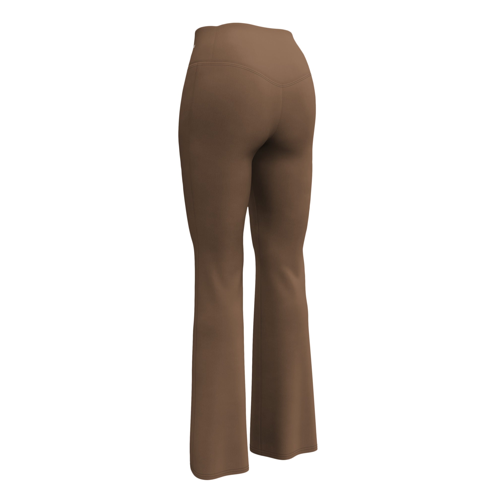 SUCCESS WIRE Flare Leggings for Women - Chocolate