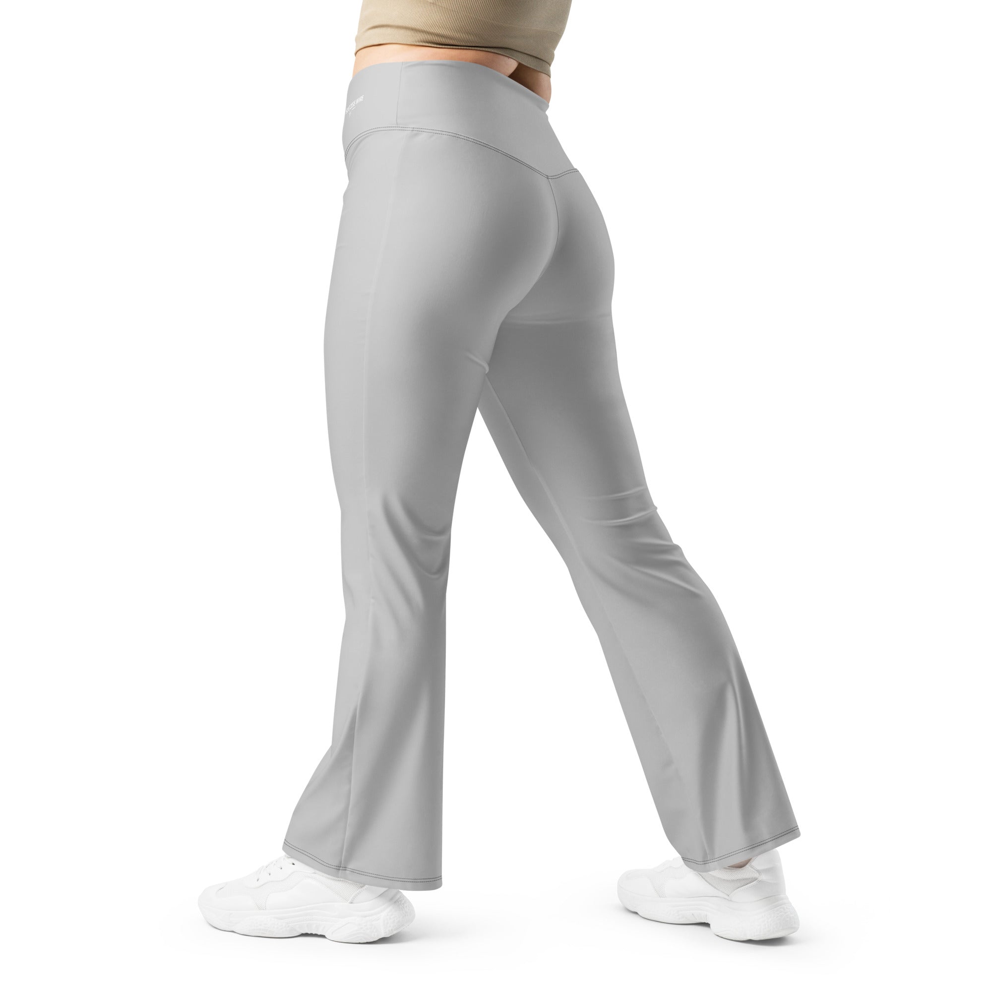 SUCCESS WIRE Flare Leggings for Women - Silver
