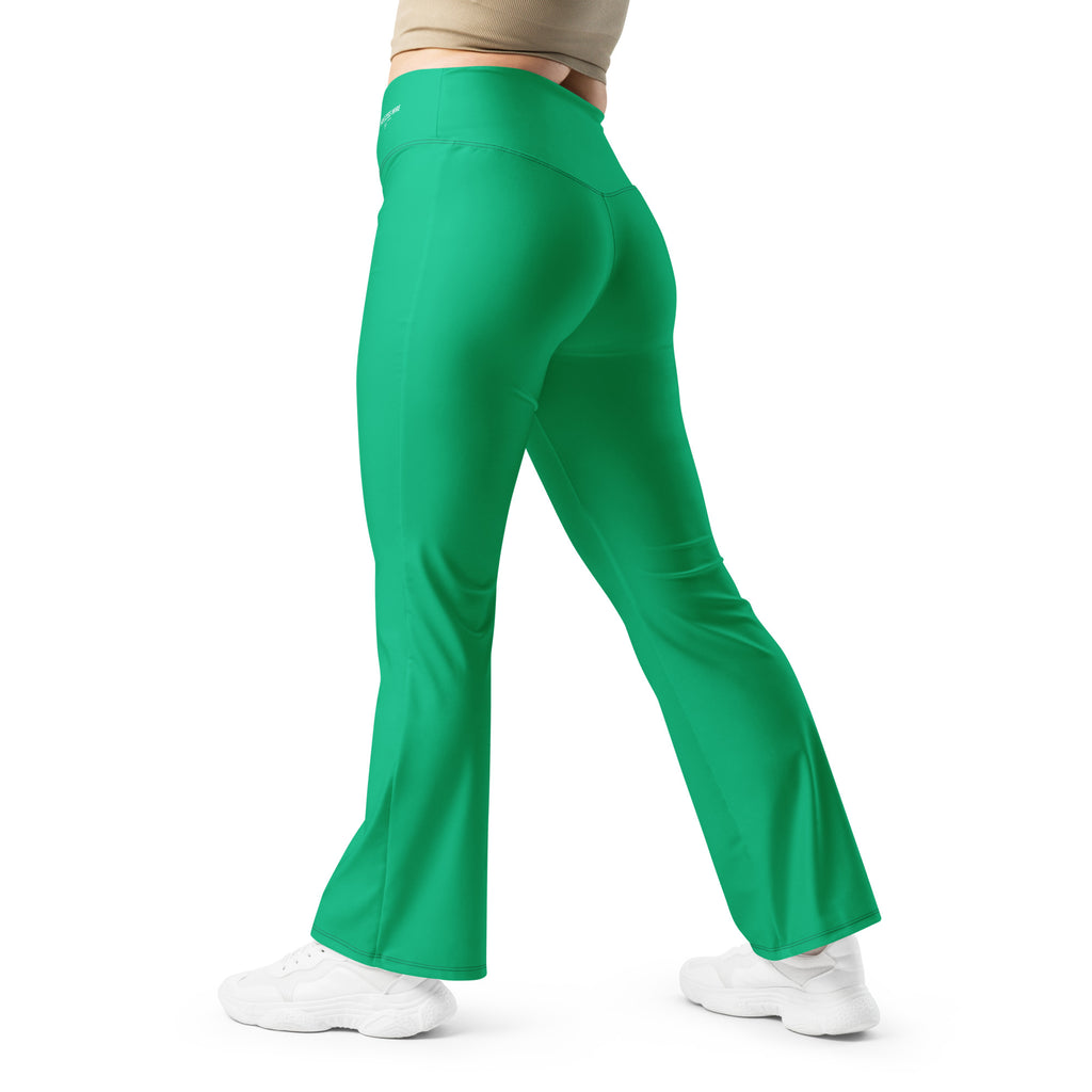 SUCCESS WIRE Flare Leggings for Women - Jade