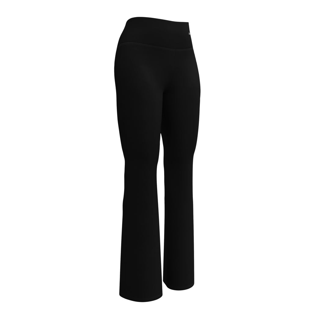 SUCCESS WIRE Flare Leggings for Women - Black
