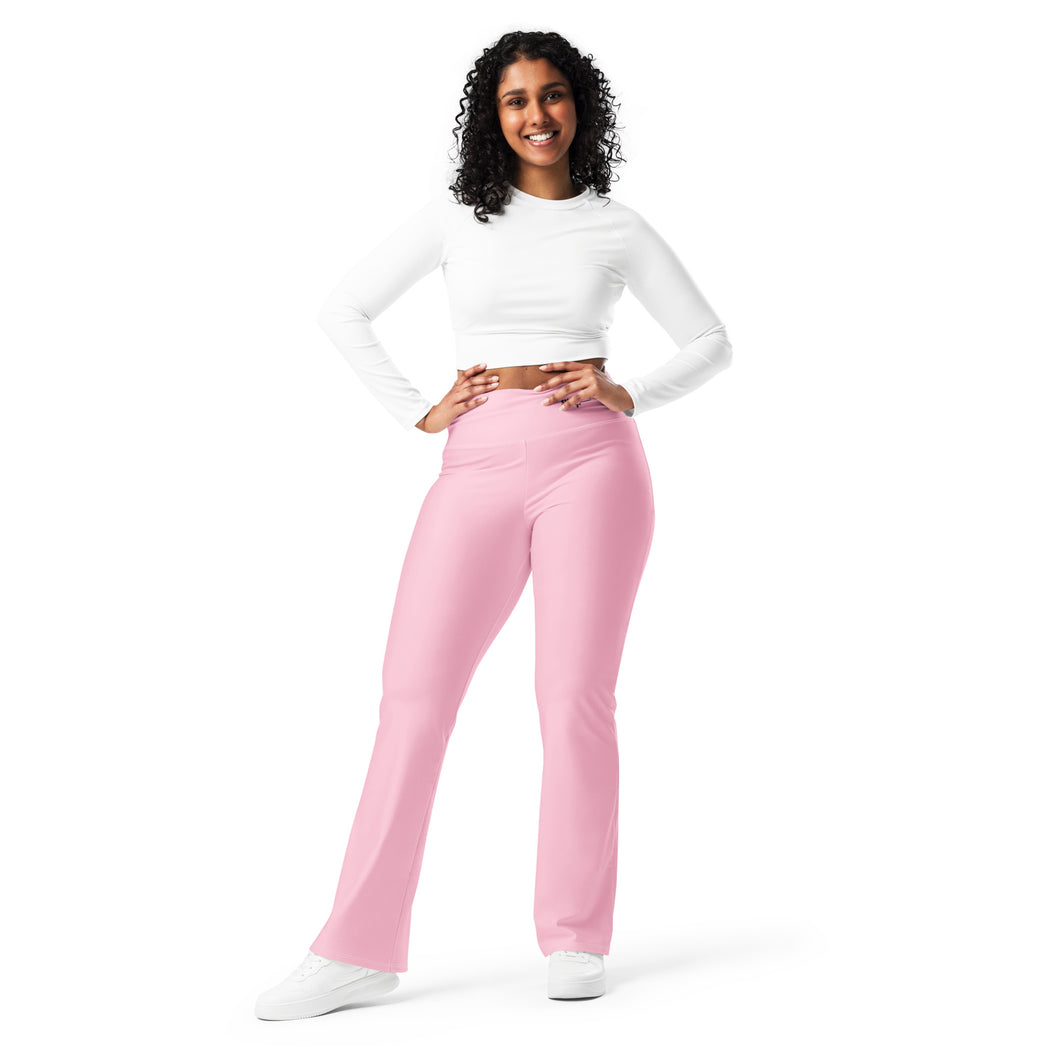 SUCCESS WIRE Flare Leggings for Women - Bubblegum