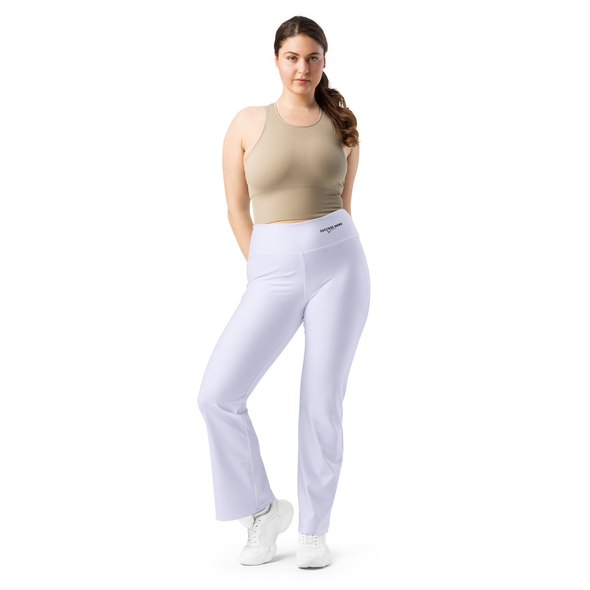 SUCCESS WIRE Flare Leggings for Women - Lavender