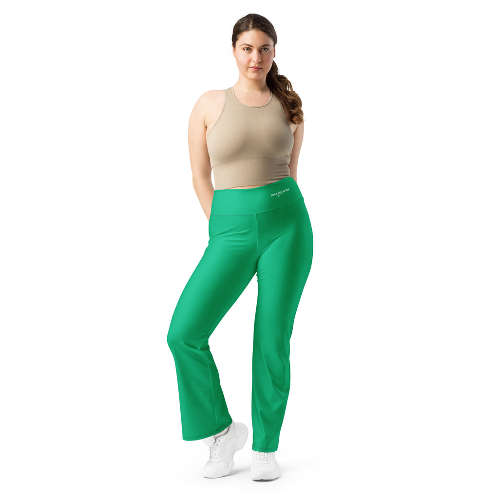 SUCCESS WIRE Flare Leggings for Women - Jade