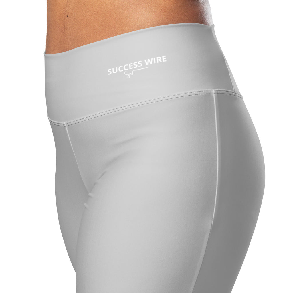 SUCCESS WIRE Flare Leggings for Women - Silver