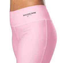 Load image into Gallery viewer, SUCCESS WIRE Flare Leggings for Women - Bubblegum
