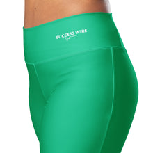 Load image into Gallery viewer, SUCCESS WIRE Flare Leggings for Women - Jade
