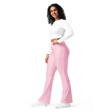 Load image into Gallery viewer, SUCCESS WIRE Flare Leggings for Women - Bubblegum
