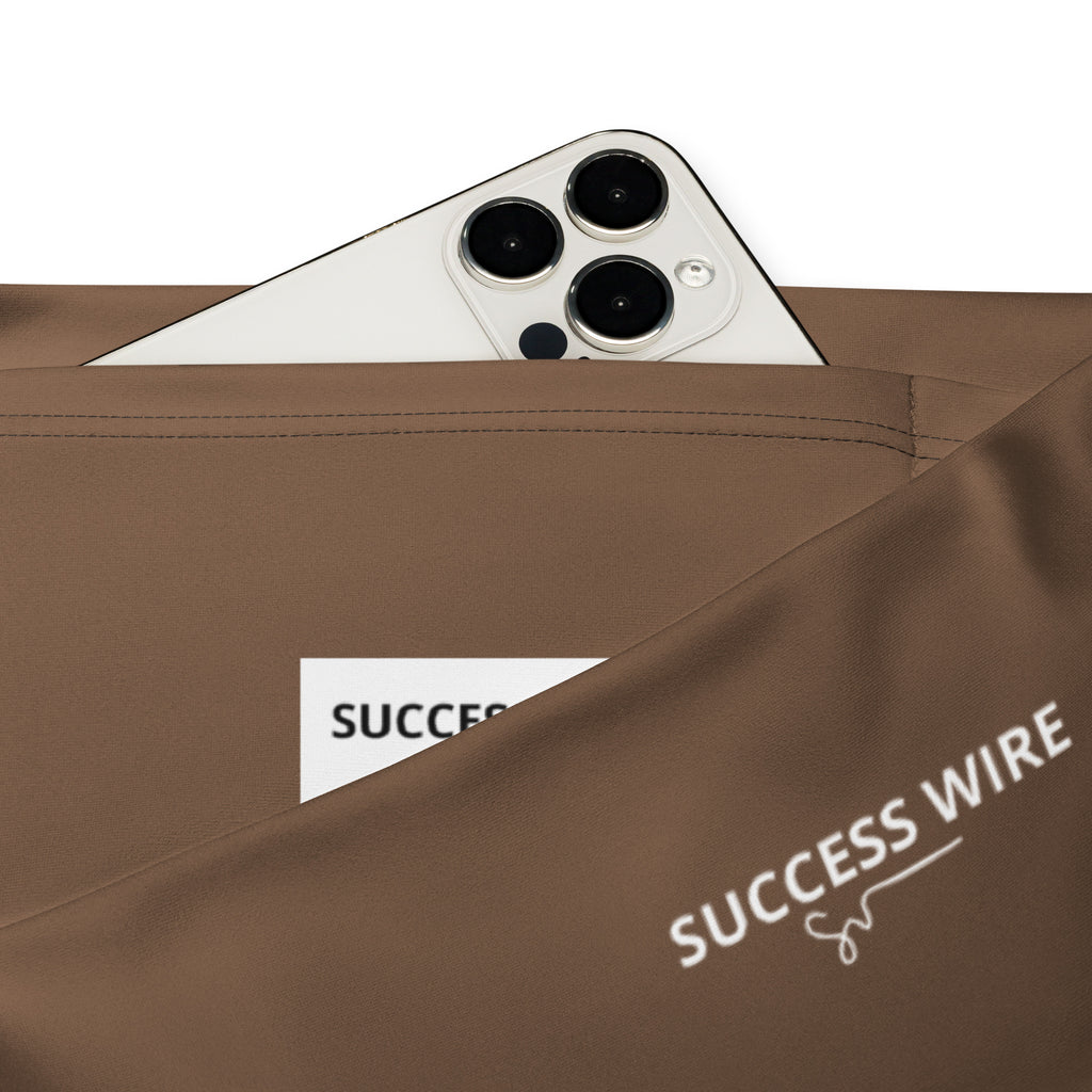 SUCCESS WIRE Flare Leggings for Women - Chocolate