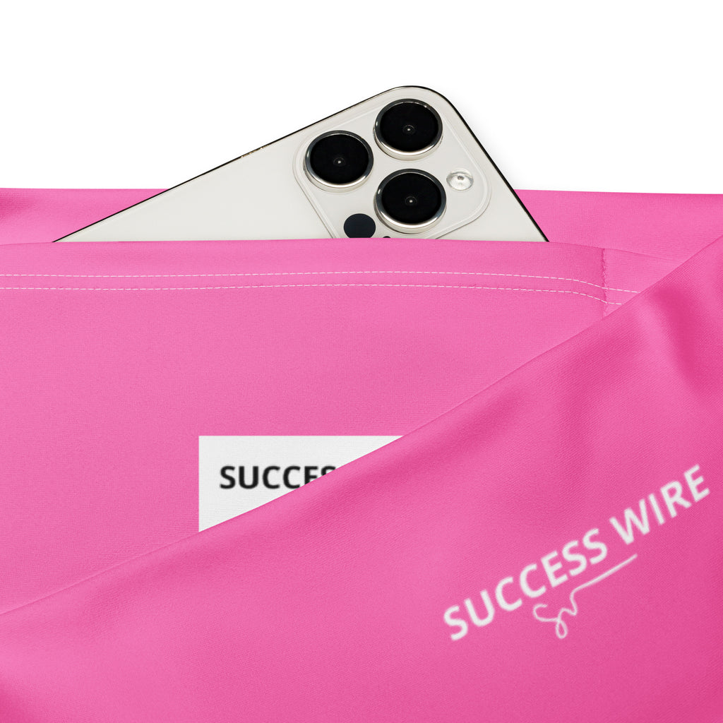 SUCCESS WIRE Flare Leggings for Women - Hot Pink