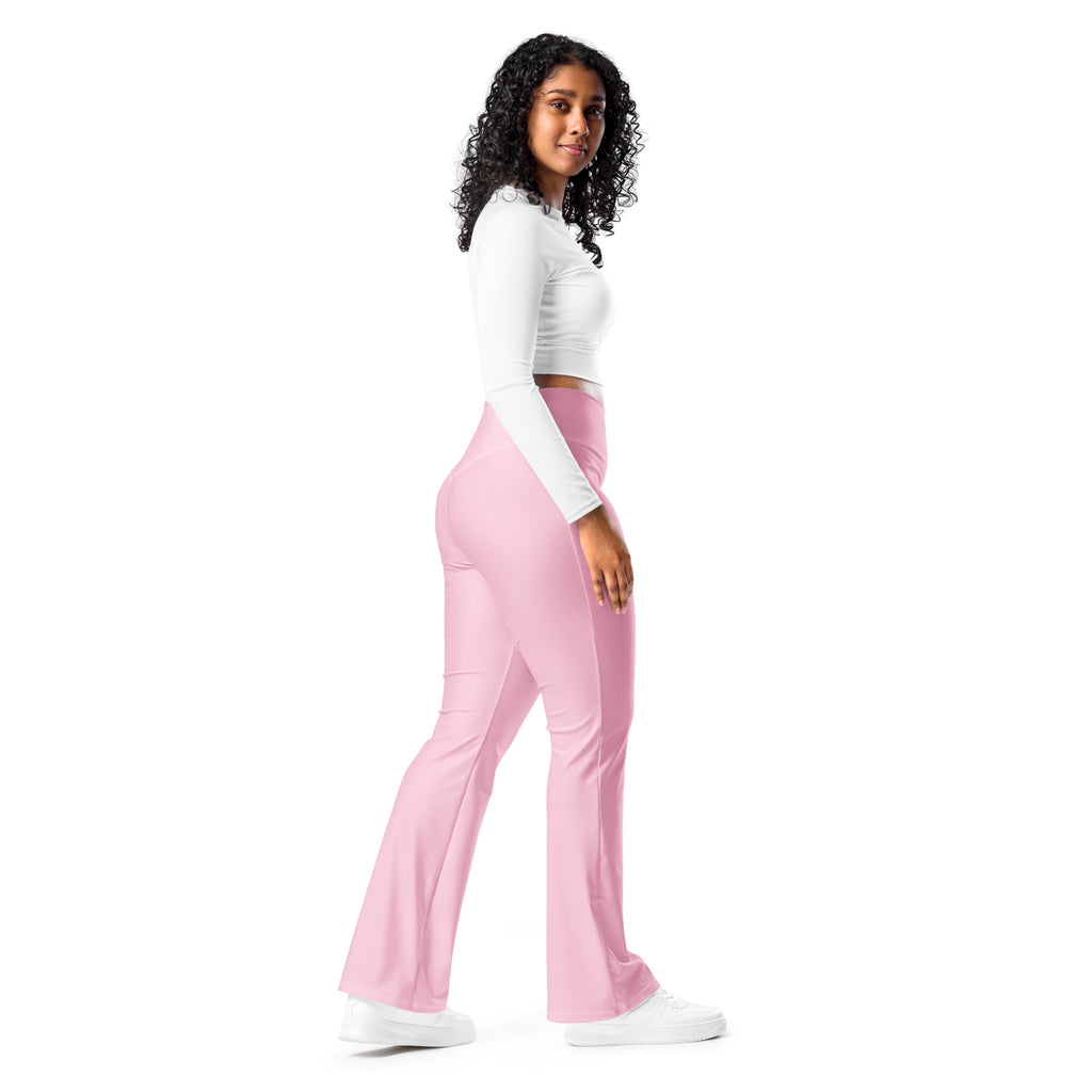 SUCCESS WIRE Flare Leggings for Women - Bubblegum